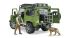 Land Rover Defender Station Wagon Forester & Dog - Bruder 02587 Scale 1:16