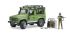 Land Rover Defender Station Wagon Forester & Dog - Bruder 02587 Scale 1:16