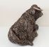 Highland Cow Bull at Rest Cold Cast Bronze Ornament - Frith Sculpture VB055