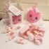 Mothers Day Pink Plush Heart & Sweets Boxed Gift Set