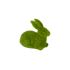 Mossy Rabbit Ornament Set of 2 - Sitting Crawling - Green - Spring 14cm - Floralsilk