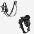 Lemieux Toy Pony Accessories - Black Dressage Double Bridle & Saddle Set