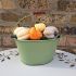 Halloween Autumn Pumpkin Bucket Artificial Table Centre Display