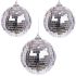 Disco Ball Glass Bauble Christmas Tree Decoration Set of 3 - Floralsilk