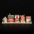 Wooden LED Christmas Village & Trees Decoration - Floralsilk