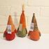 Gonk & Rattan Toadstool Display Decoration Set - 19cm Autumn - Floralsilk