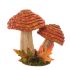 Gonk & Rattan Toadstool Display Decoration Set - 19cm Autumn - Floralsilk