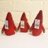 Gonk Christmas Set of 3 Display Decoration Ornament - 18cm Xmas - Floralsilk