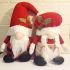 Mr & Mrs Clause Knitted Gonk - Christmas - 51cm - Floralsilk